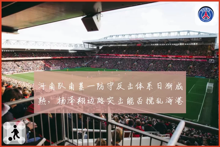 河南队南基一防守反击体系日渐成熟，杨泽翔边路突击能否搅乱海港防线
